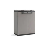 Keter Armadio Raccolta Differenziata Split Basic 68x39x85 cm Grigio-Nero Plastica