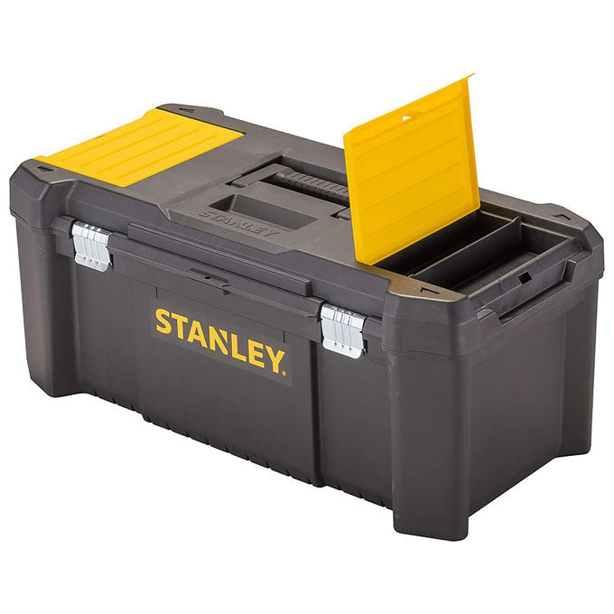Stanley STST82976-1 Essential Cassetta Portautensili 26'' Polipropilene 3 Scomparti 12 Kg colore Nero Giallo