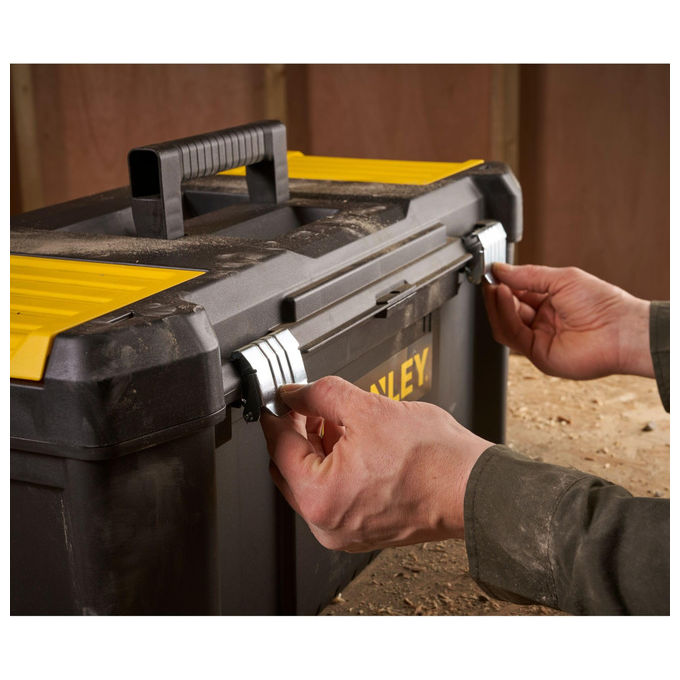 Stanley STST82976-1 Essential Cassetta Portautensili 26'' Polipropilene 3 Scomparti 12 Kg colore Nero Giallo