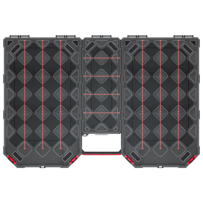 Kistenberg KTG604010S Tager Valigetta Portaminuteria 22 Scomparti Copertura Trasparente 57x39x10 cm
