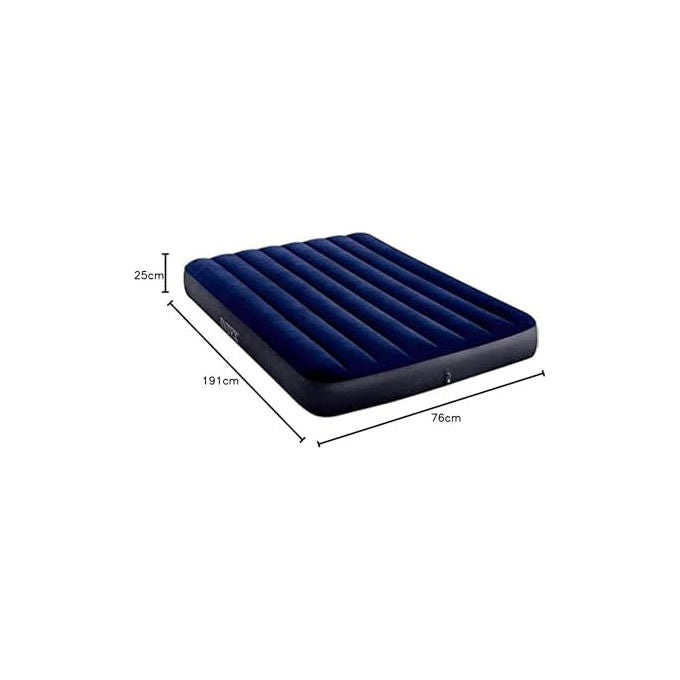 Intex Materasso Singolo Classic Downy con Tecnologia Fiber Tech 76x191x25cm