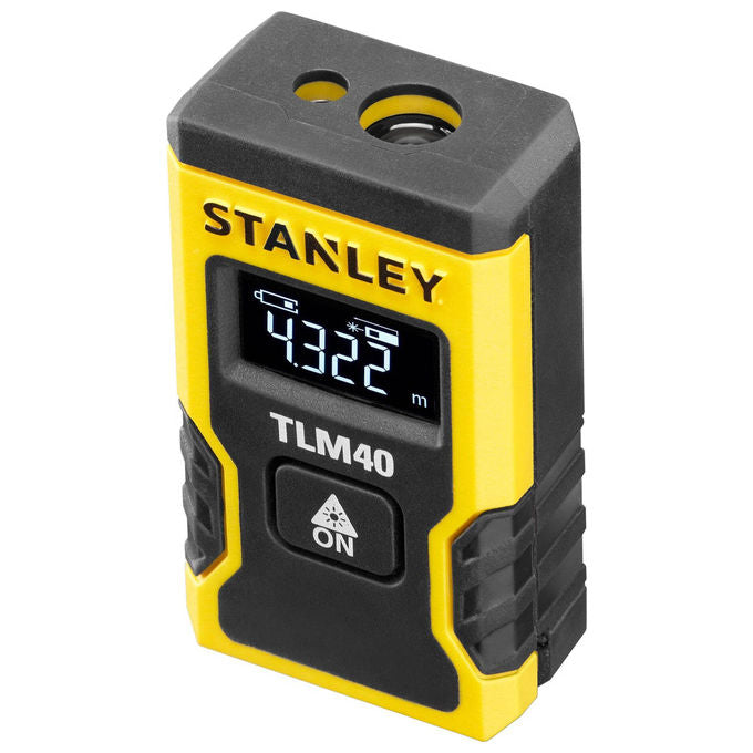 STANLEY Misuratore Laser TLM40 - Portata 12 m - Misurazione Distanze