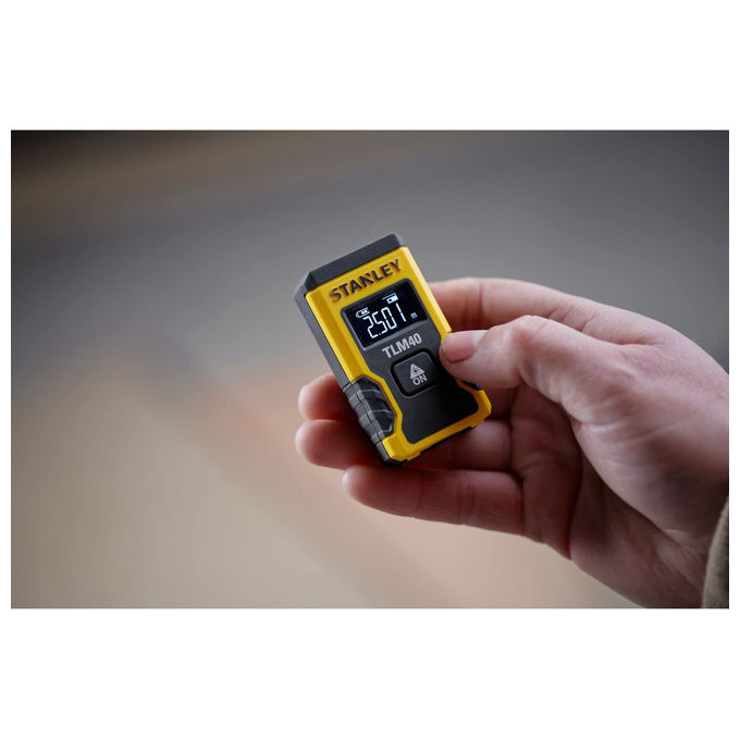 STANLEY Misuratore Laser TLM40 - Portata 12 m - Misurazione Distanze