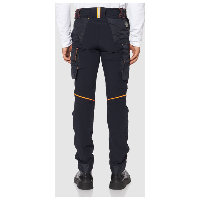 U-power WFU189DB WORLD Pantaloni da Lavoro Uomo Slim Fit Tessuto Stretch Idrorepellente Traspirante colore Blu Scuro