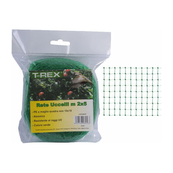 T-Rex Rete Uccelli 10X10 H 200 M 5