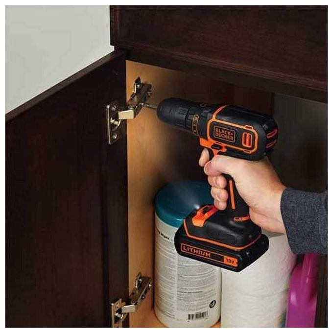 Black+Decker BDCDC18KB-QW Blackdecker Trapano Avvitatore