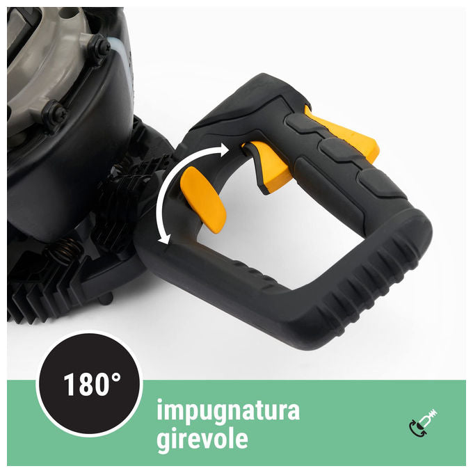 Alpina Garden AHT 555 Tagliasiepi a Scoppio Doppia Lama 70 cm 22,5 cc 650 W Impugnatura Rotante 180° colore Nero