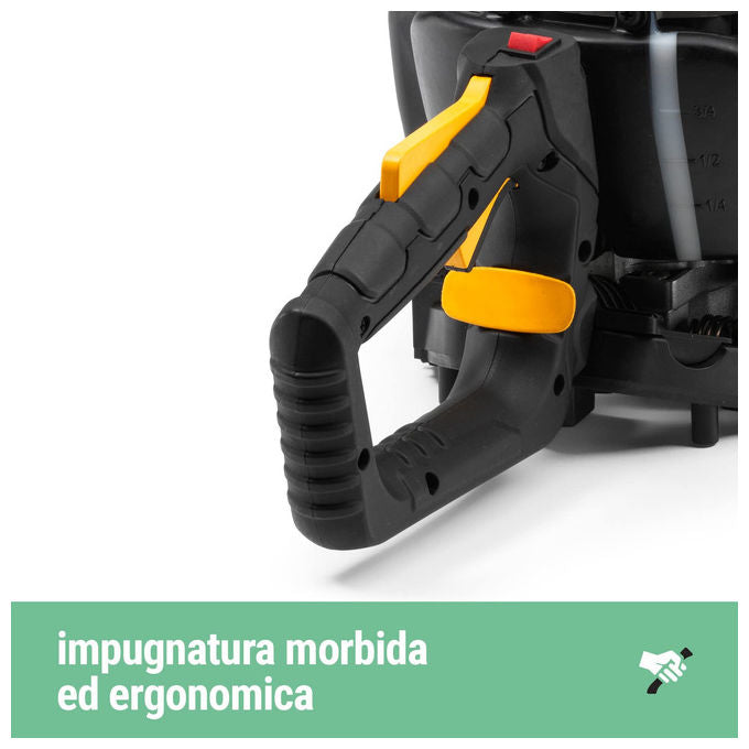 Alpina Garden AHT 555 Tagliasiepi a Scoppio Doppia Lama 70 cm 22,5 cc 650 W Impugnatura Rotante 180° colore Nero