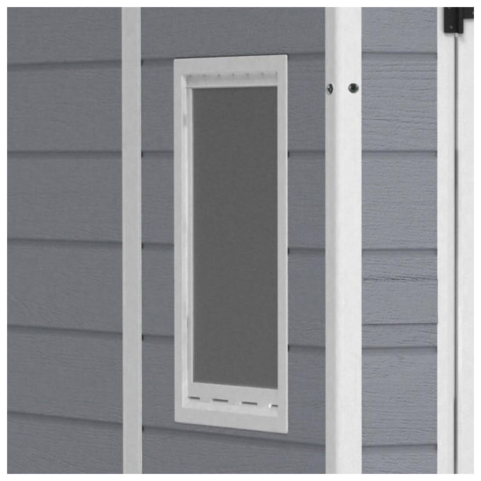 Keter Casetta da Giardino Manor 6X5 in Resina 185x152x226h Grigio