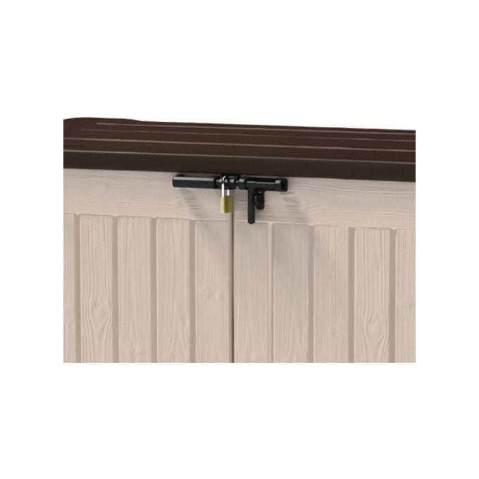 Keter Box Portattrezzi da esterno Store It Out Max in resina 145,5x82x125h - 1200 Lt Beige