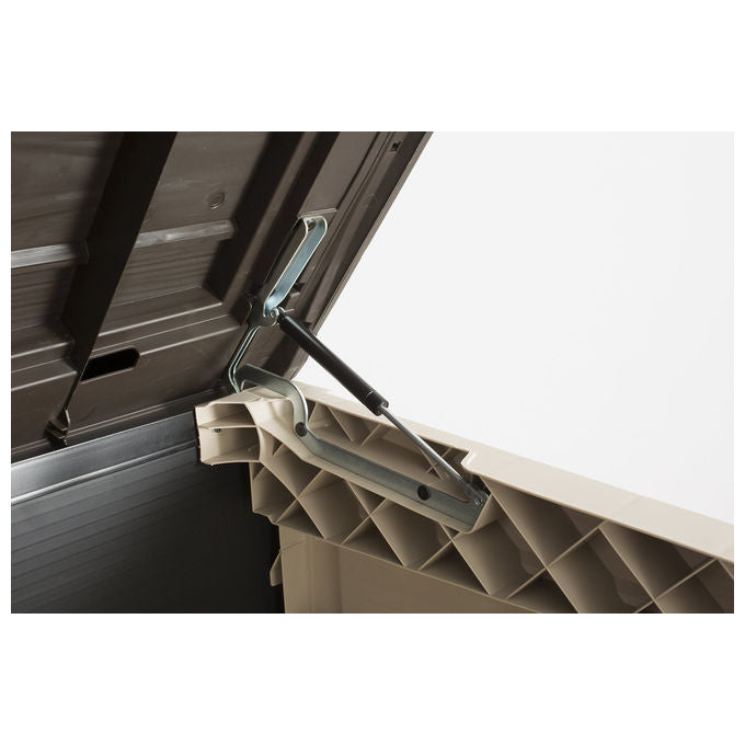 Keter Box Portattrezzi da esterno Store It Out Max in resina 145,5x82x125h - 1200 Lt Beige