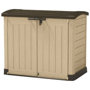 Keter Box Portattrezzi da esterno Store It Out Ara in Resina 146x82x120h - 1200 Lt Beige