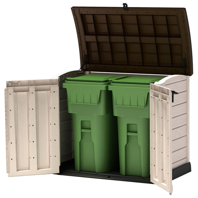 Keter Box Portattrezzi da esterno Store It Out Ara in Resina 146x82x120h - 1200 Lt Beige