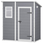 Keter Casetta da Giardino Manor Pent 6X4 in Resina 183,5x111x200,5h Grigio