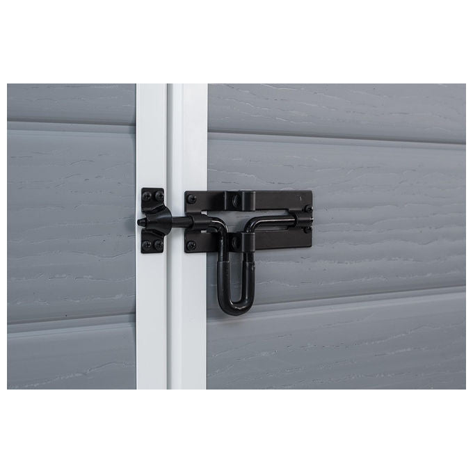 Keter Casetta da Giardino Manor Pent 6X4 in Resina 183,5x111x200,5h Grigio
