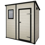 Keter Casetta da Giardino Manor Pent 6X4 in Resina 183,5x111x200,5h Beige