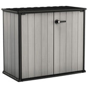 Keter Box Armadio Portattrezzi da esterno Patio Store in Resina 139,5x77x120h 1000 Lt Grigio