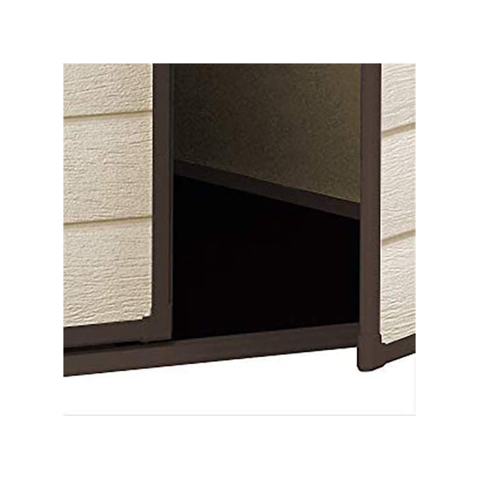 Keter Casetta da Giardino Manor 4x6 in Resina 130x192x198h Beige