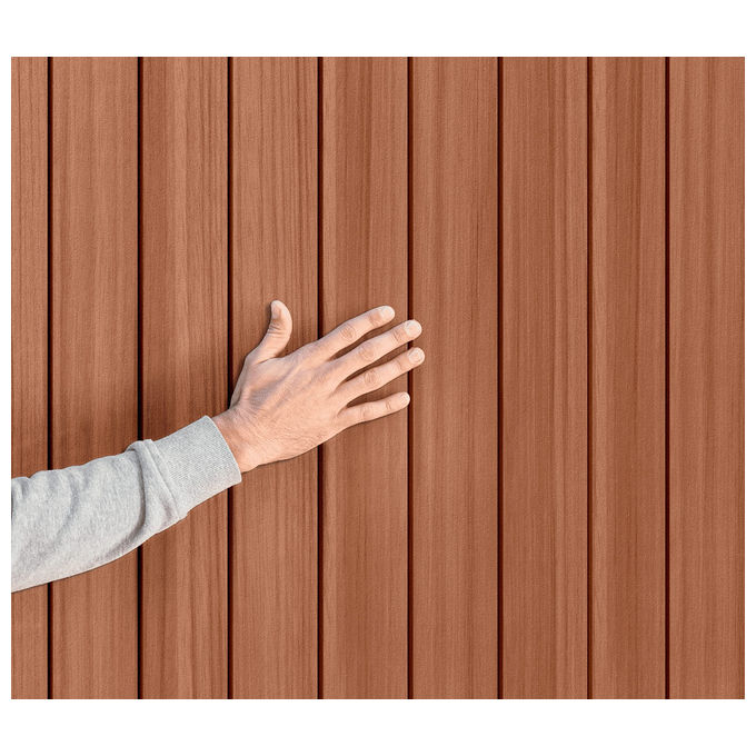 Keter Casetta da Giardino Darwin 4x6 125,8x184,5x205cm Marrone Effetto Legno EVOTECH+