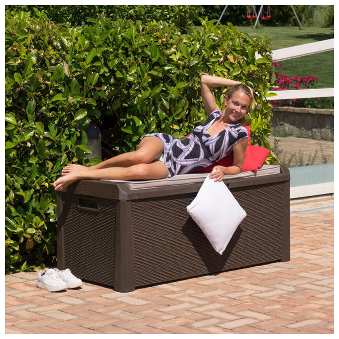 Toomax Baule Multiuso in plastica Riciclata Santorini Plus 550L colore Antracite