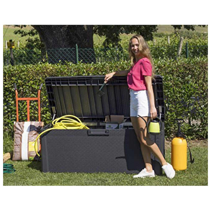 Toomax Baule Multiuso in plastica Riciclata Santorini Plus 550L colore Antracite