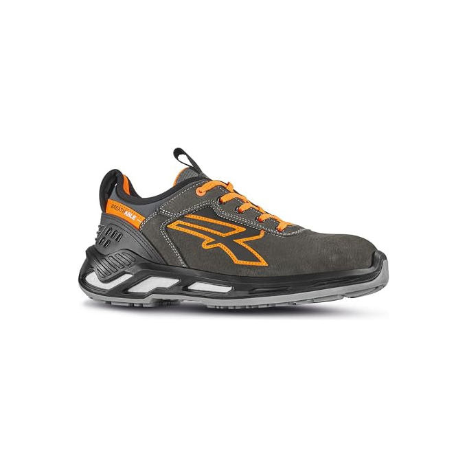 U-Power RS20124 Red 360 Duke Scarpe Antinfortunistiche Basse S3 SRC CI ESD Puntale Alluminio Suola Infinergy colore Nero Arancione