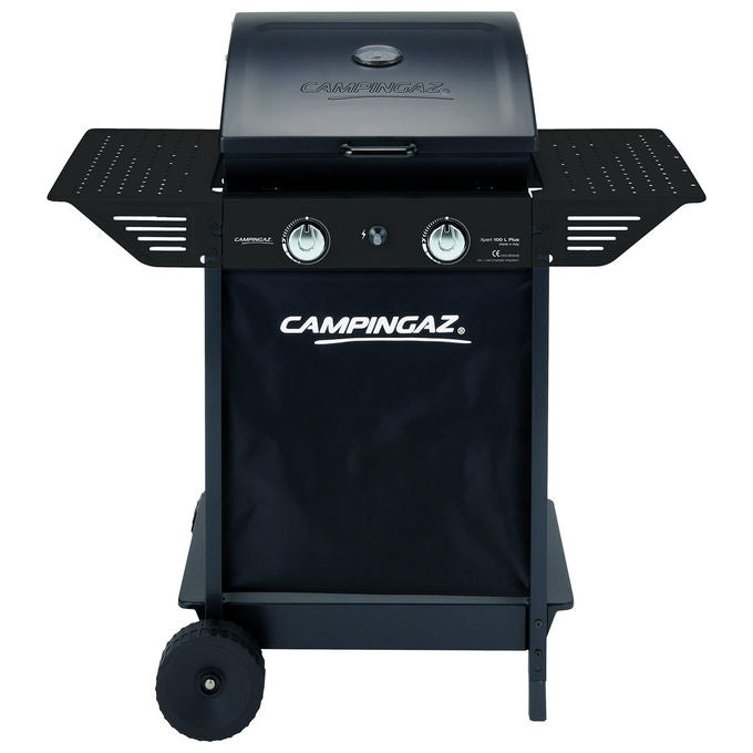 Campingaz 2190460 Xpert 100 LS Plus Barbecue a Gas con Carrello 2 Bruciatori 9200 W Fornello Laterale colore Nero