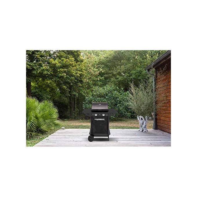 Campingaz 2190460 Xpert 100 LS Plus Barbecue a Gas con Carrello 2 Bruciatori 9200 W Fornello Laterale colore Nero