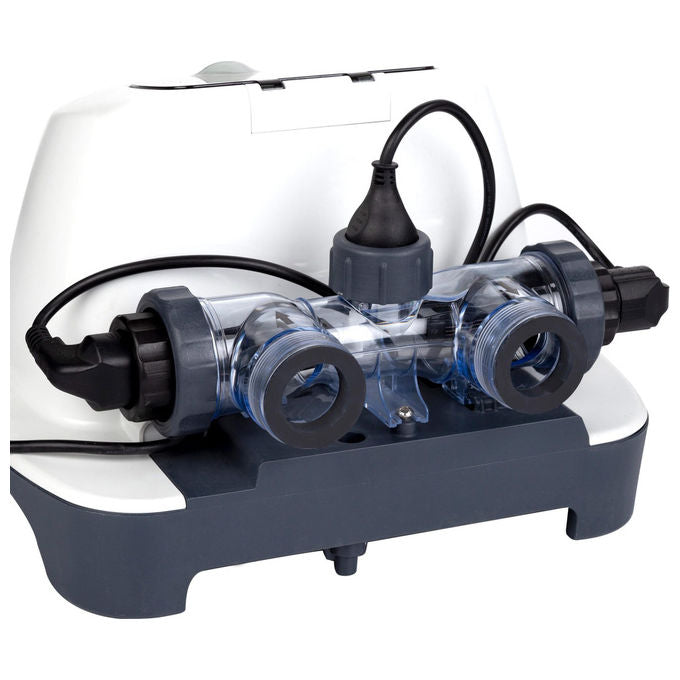 Intex 26670 Generatore Salino di Cloro Krystal Clear per Pompa Filtro 2650-12112 L-h Produzione Cloro 12 g-h per Piscine