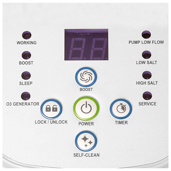 Intex 26670 Generatore Salino di Cloro Krystal Clear per Pompa Filtro 2650-12112 L-h Produzione Cloro 12 g-h per Piscine