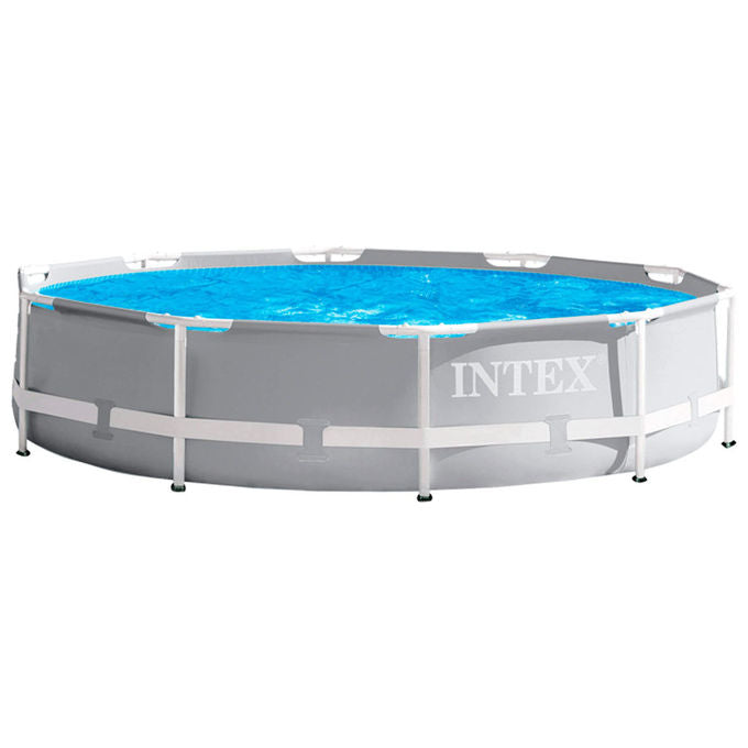 Intex piscina prisma frame 305x76 cm per un'estate di divertimento in giardino senza occupare troppo spazio