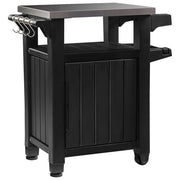 Keter Unity piano di lavoro mobile in acciaio inox per barbecue