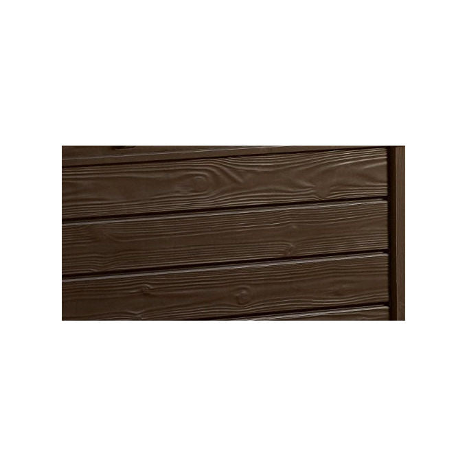 Keter Baule da Giardino Brightwood in Resina 145x69,7x60,3H 454 Lt Color Marrone per Stoccaggio Esterno