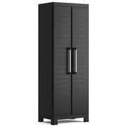 Keter Armadio Portascope Nero in Resina 65x45x182 cm 3 Ripiani Regolabili