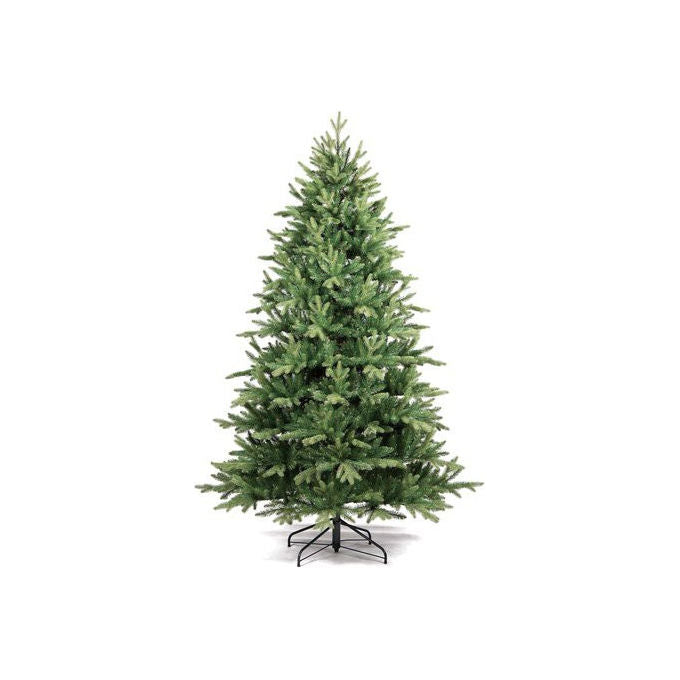 Amicasa Albero di Natale Artificiale 180 cm in PVC per Interno Abete Verde