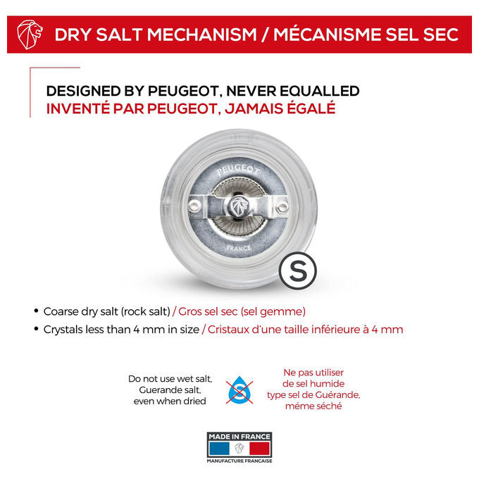 Peugeot Nancy Macinino Sale Manuale Regolabile con Corpo Trasparente