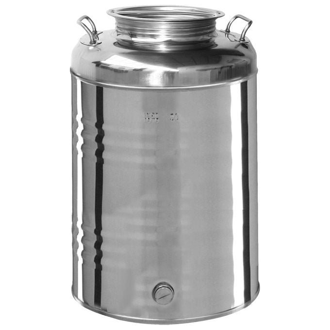 Contenitore per olio 50 Litri  in acciaio inox con predisposizione rubinetto Promotion and Beyond