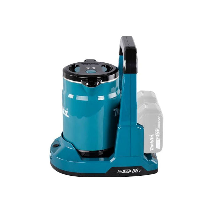 Makita DKT360Z LXT Bollitore a Batteria 36V 2x18V 0,8 L Spegnimento Automatico Protezione Boil-Dry colore Blu Nero