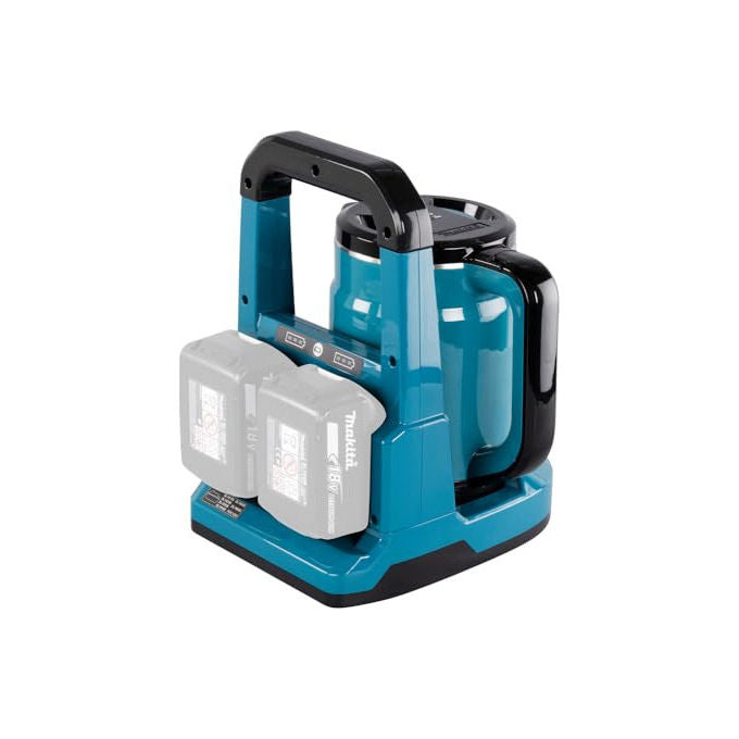 Makita DKT360Z LXT Bollitore a Batteria 36V 2x18V 0,8 L Spegnimento Automatico Protezione Boil-Dry colore Blu Nero