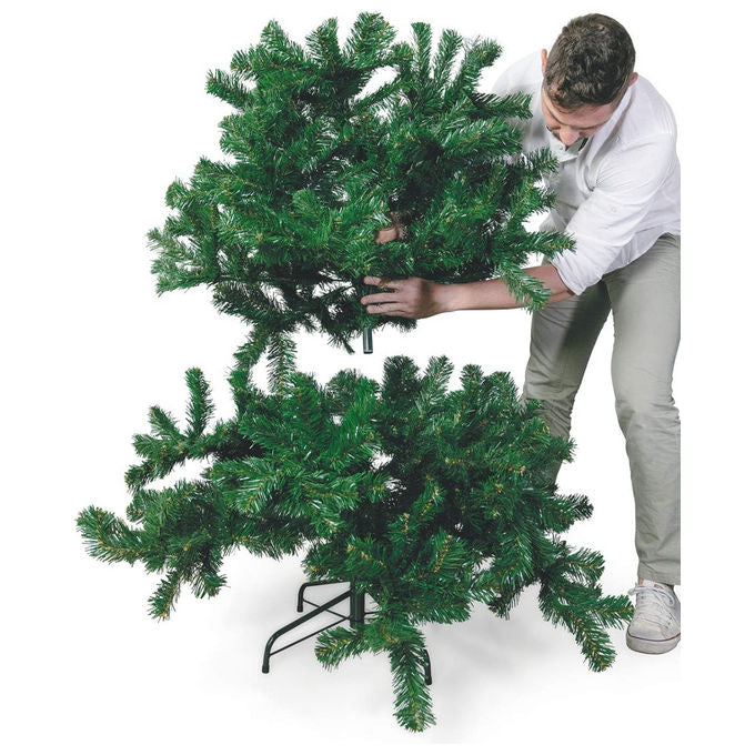 Albero di Natale Galileo Casa 180 cm Verde 500 Rami PVC