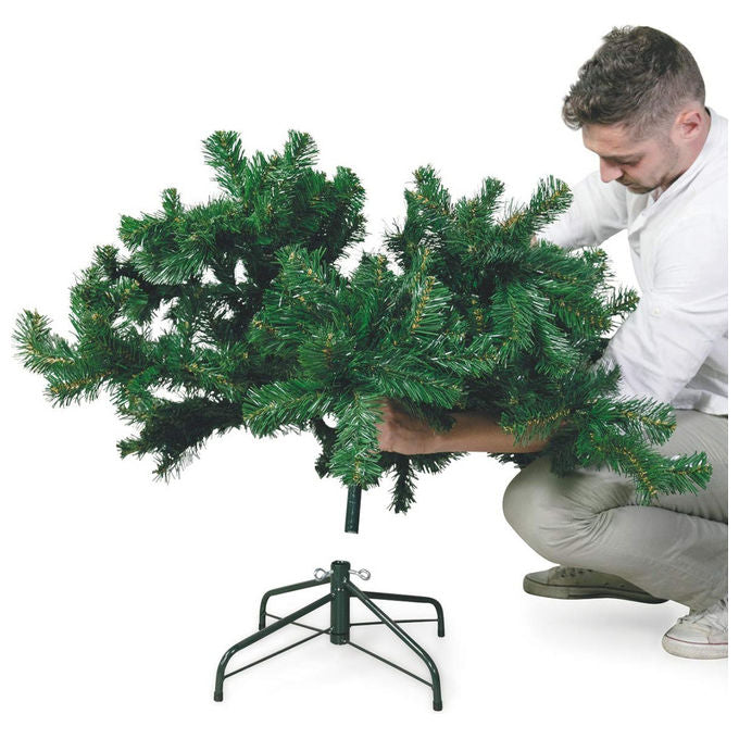 Albero di Natale Galileo Casa 180 cm Verde 500 Rami PVC