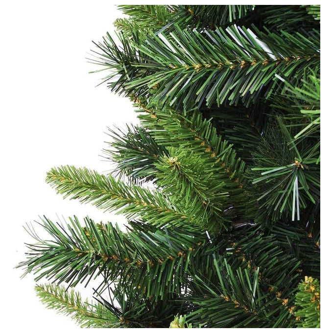Galileo Spa Albero di Natale Baviera 210 cm Verde con Base in Metallo