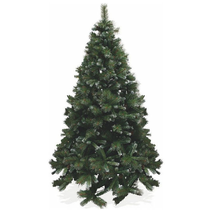 GALILEO Albero di Natale Stoccolma 225 cm Verde con Pigne 1369 Rami PVC