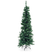 Galileo Casa Albero di Natale Slim Verde 210 cm 640 Rami Linea Sestriere