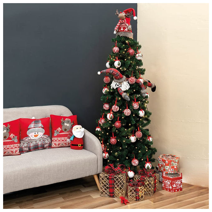 Galileo Casa Albero di Natale Slim Verde 210 cm 640 Rami Linea Sestriere