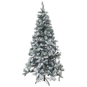 Albero di Natale Sestriere Bianco Innevato 180 cm Galileo Casa