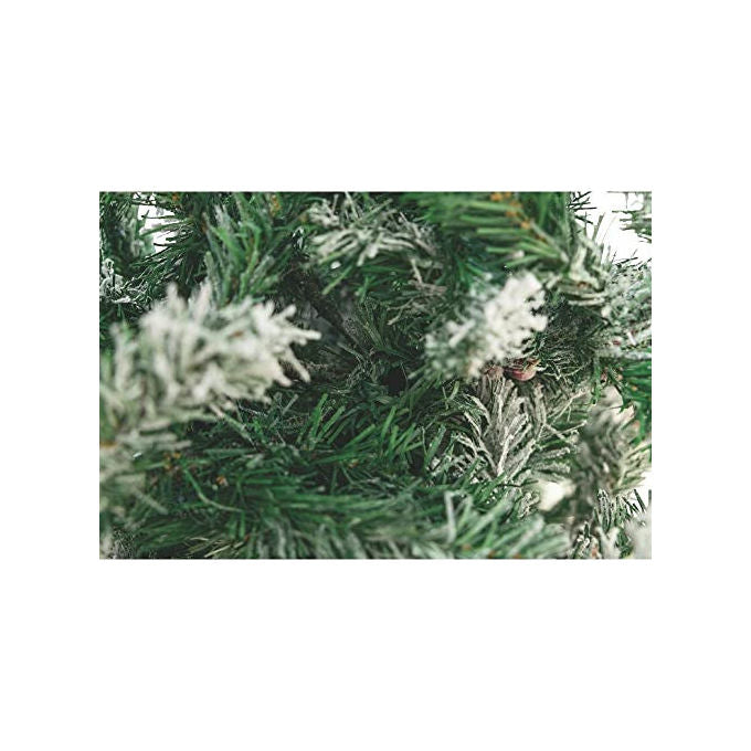 Albero di Natale Sestriere 180 cm con Neve Pigne e Bacche 500 Rami MAURY'S