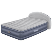 Bestway 671BD Materasso ad Aria Queen Doppio Blu e Grigio con Pompa Integrata
