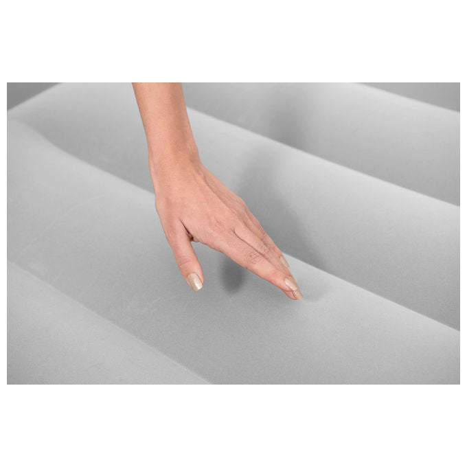 Bestway 671BD Materasso ad Aria Queen Doppio Blu e Grigio con Pompa Integrata