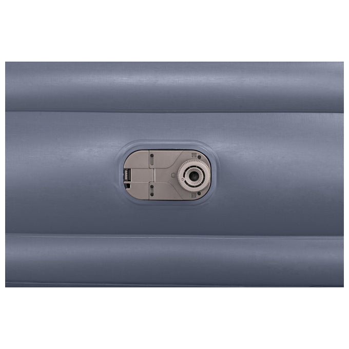 Bestway 671BD Materasso ad Aria Queen Doppio Blu e Grigio con Pompa Integrata